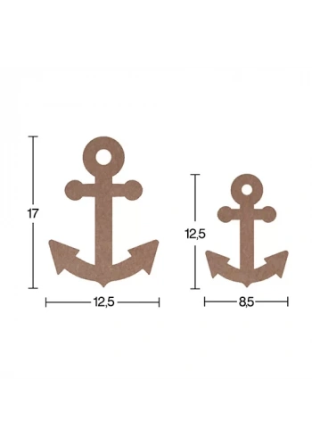 Hobi-Art H 49 Ayakta Durabilen Ahşap Çapa (18 mm Kalınlık)