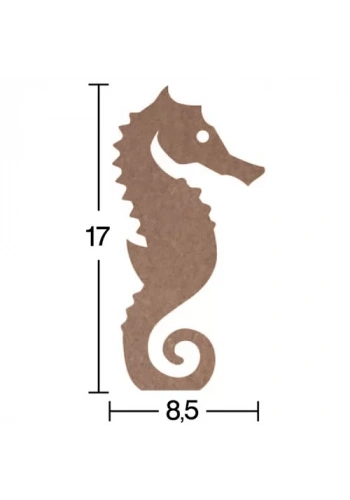 Hobi-Art H 50 Ayakta Durabilen Ahşap Deniz Atı (18 mm Kalınlık)