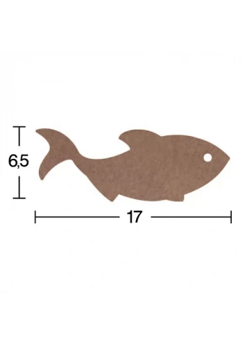 Hobi-Art H 52 Ayakta Durabilen Ahşap Balık (18 mm Kalınlık)