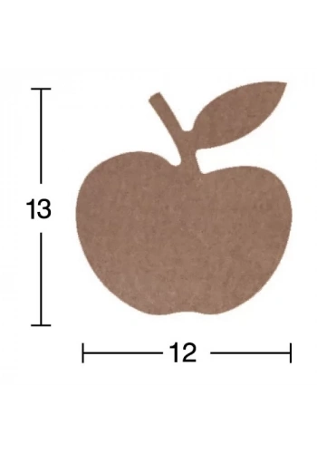 Hobi-Art H 73 Ayakta Durabilen Ahşap Elma (18 mm Kalınlık)