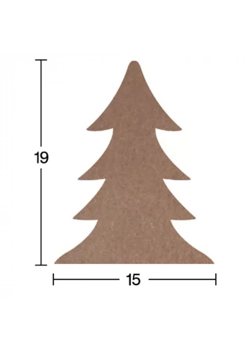Hobi-Art H 79 Ayakta Durabilen Ahşap Çam Ağacı (18 mm Kalınlık)