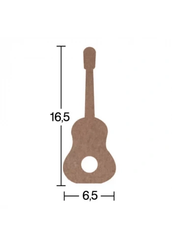 Hobi-Art H 93 Ayakta Durabilen Ahşap Gitar (18 mm Kalınlık)
