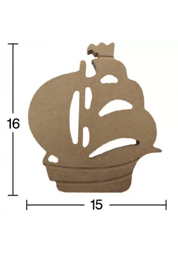 Hobi-Art H 101 Ayakta Durabilen Ahşap Gemi (18 mm Kalınlık)