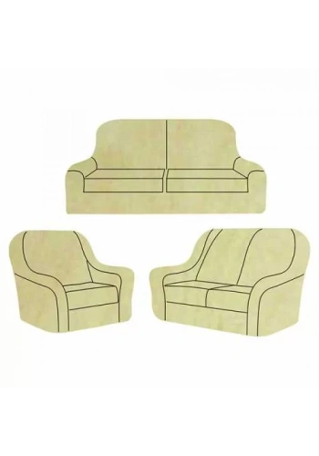 Hobi-Art KD 299 Kanepe Koltuk Figürlü Mini Ahşap Obje