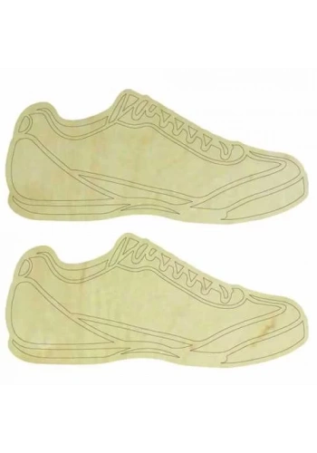 Hobi-Art KD 308 Ayakkabı Figürlü Mini Ahşap Obje