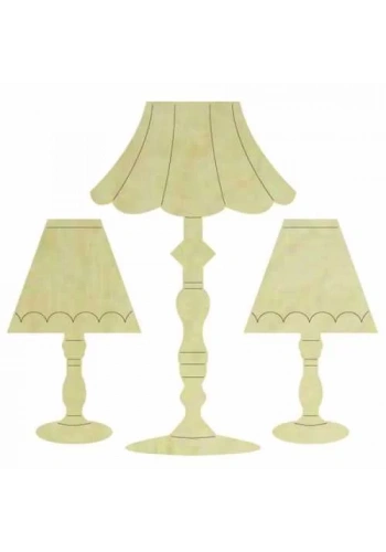 Hobi-Art KD 311 Abajur Figürlü Mini Ahşap Obje