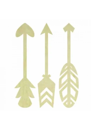 Hobi-Art KD 313 Ok Figürlü Mini Ahşap Obje