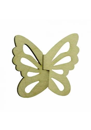 Hobi-Art KD 316 Kelebek Figürlü Mini Ahşap Obje