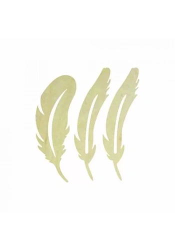 Hobi-Art KD 327 Tüy Figürlü Mini Ahşap Obje