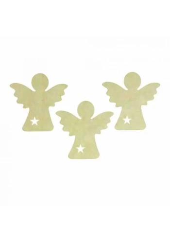 Hobi-Art KD 347 Melek Figürlü Mini Ahşap Obje