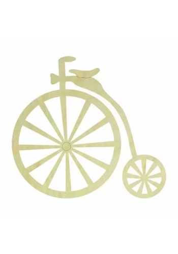Hobi-Art KD 351 Bisiklet Figürlü Mini Ahşap Obje
