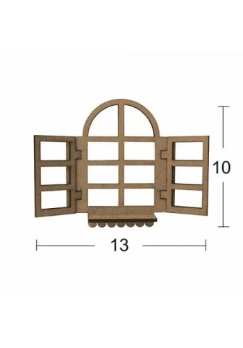 Hobi-Art L 245 Ham Ahşap Mini Objeler