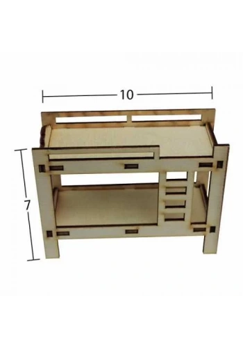 Hobi-Art MN 42 Ham Ahşap Minyatür Obje