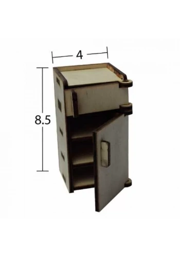 Hobi-Art MN 46 Ham Ahşap Minyatür Obje