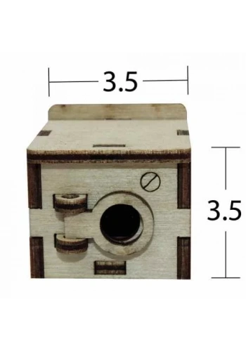 Hobi-Art MN 47 Ham Ahşap Minyatür Obje