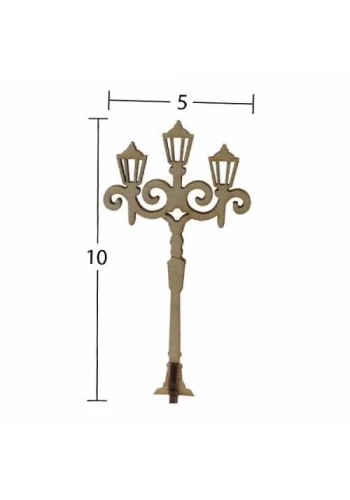 Hobi-Art MN 52 Ham Ahşap Minyatür Obje