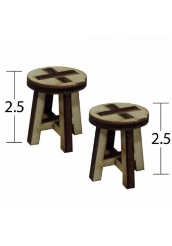 Hobi-Art MN 53 Ham Ahşap Minyatür Obje