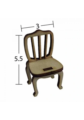 Hobi-Art MN 57 Ham Ahşap Minyatür Obje