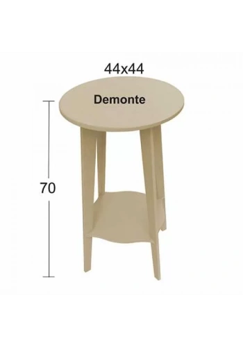 Hobi-Art SP 567 Demonte Boyanabilir Ham Ahşap Dekoratif Sehpa