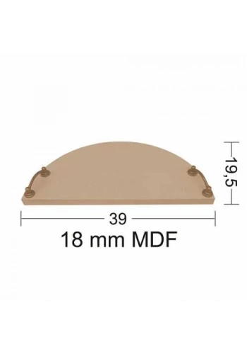 Hobi-Art T 763 Ahşap Dekoratif Tepsi