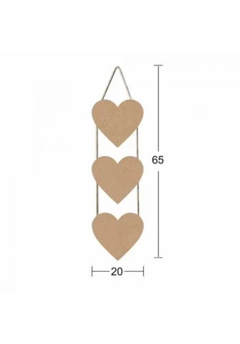 Hobi-Art F 724 Boyanabilir Dekoratif Ahşap Pano