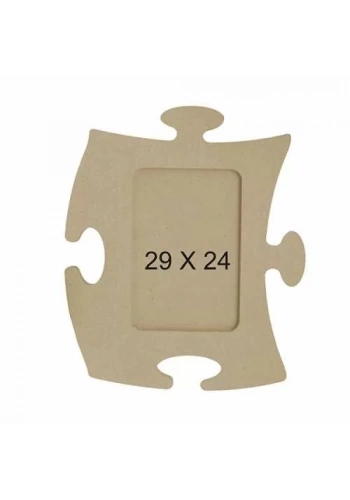 Hobi-Art ÇER 155 Dekoratif Yapboz Tasarımlı Ahşap Resim Çerçevesi