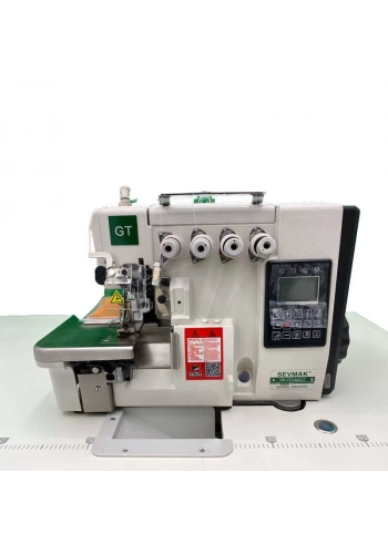 Sevmak SK-04GT-UBT 4 İplik Tam Otomatik Akıllı Elektrikli İplik Kesicili Overlok Makinası