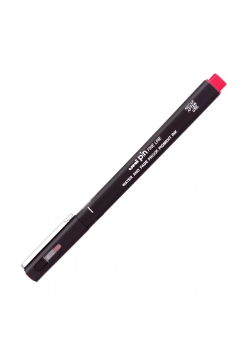 UNİ 200 PİN ÇİZİM KALEMİ 0.1mm KIRMIZI