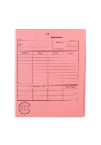 Skops Lüks Karton Dava / Mahkeme Dosyası  (50 li Paket)