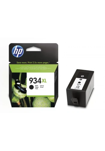 HP C2P23AE (934XL) SIYAH YUKSEK KAPASITELI MUREKKEP KARTUSU 1.000 SAYFA