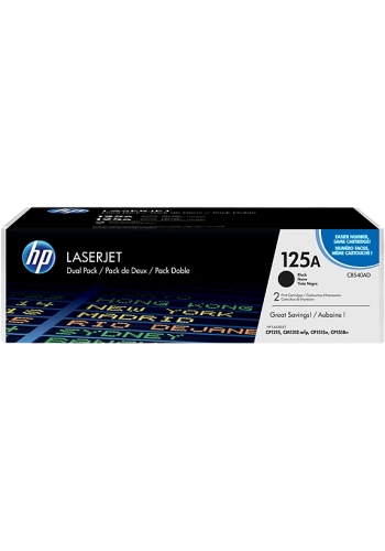 HP CB540AD (125A) SIYAH 2 LI PAKET TONER 2.200 SAYFA