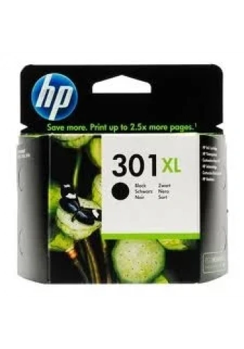 HP CH563EE (301XL) SIYAH YUKSEK KAPASITELI MUREKKEP KARTUSU 480 SAYFA