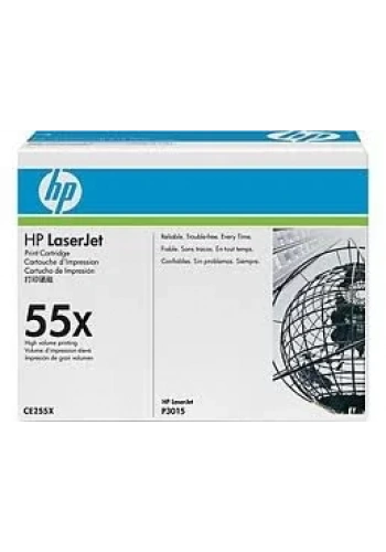 HP CE255X (55X) SIYAH YUKSEK KAPASITELI TONER 12.000 SAYFA
