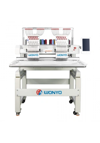 Wonyo WYQ1202 2 Kafa 12 İğne Nakış Makinesi (40Cm X 50Cm İşleme Alanı)