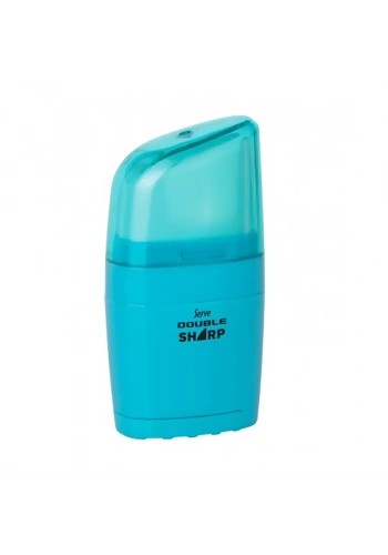 SERVE DOUBLE SHARP SİLGİLİ KALEMTRAŞ GÖK MAVİSİ