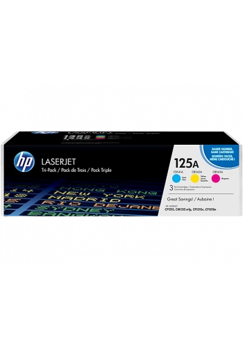 HP CF373AM (125A) CAMGOBEGI/SARI/MACENTA 3 LU PAKET TONER 1.400 SAYFA