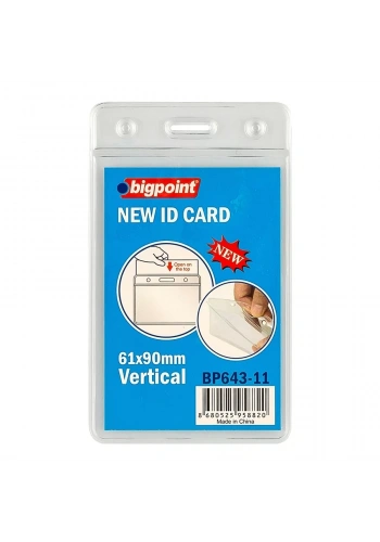 Bigpoint BP643 Kart Poşeti Dikey 61x90mm (10 lu)