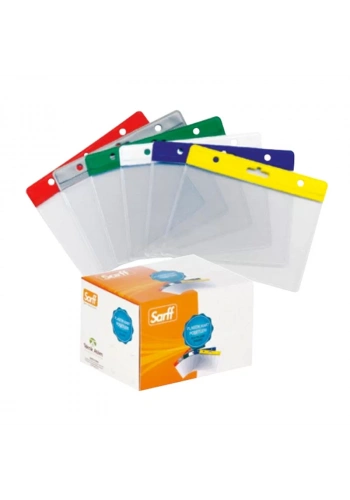 SARFF YATAY KART POŞETİ BEYAZ 100LÜ (15207002)