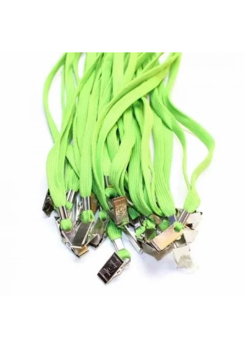 SARFF METALİK KLİPS KART ASKI İPİ FOSFORLU YEŞİL 50Lİ (15311209)