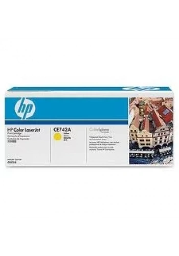 HP CE742A (307A) SARI TONER 7.300 SAYFA