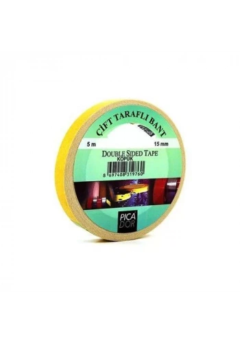 PİCADOR ÇİFT TARAFLI KÖPÜK BANT 15mmx5m (KN002)