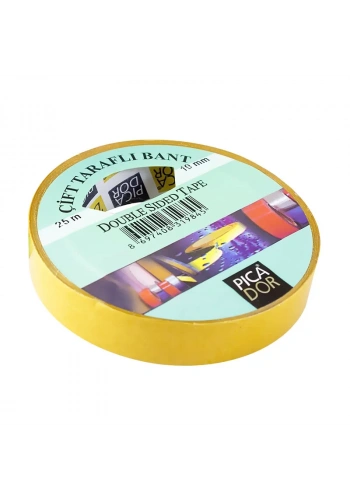 PİCADOR ÇİFT TARAFLI BANT 19mmx25m ASKILI (KM002)
