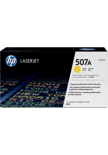 HP CE402A (507A) SARI TONER 6.000 SAYFA