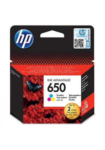 HP CZ102AE (650) UC RENKLI MUREKKEP KARTUSU 200 SAYFA