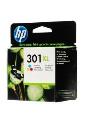 HP CH564EE (301XL) UC RENKLI YUKSEK KAPASITELI MUREKKEP KARTUSU 330 SAYFA