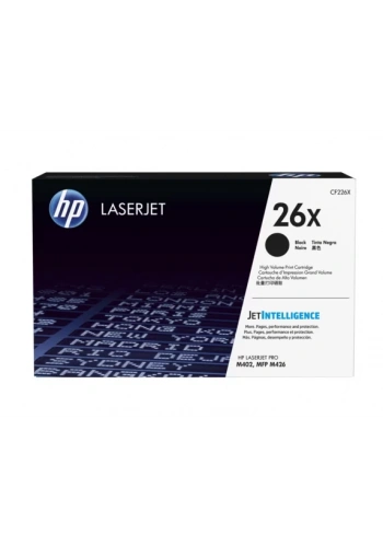 HP CF226X (26X) SIYAH YUKSEK KAPASITELI TONER 9.000 SAYFA