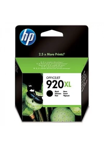 HP CD975AE (920XL) SIYAH YUKSEK KAPASITELI MUREKKEP KARTUSU 1.200 SAYFA