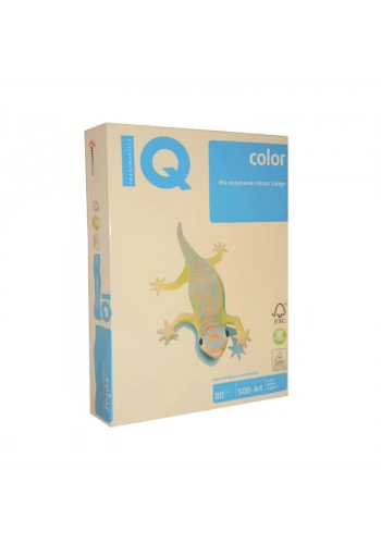 MONDİ İQ RENKLİ FOTOKOPİ KAĞIDI A4 80gr KREM 500LÜ