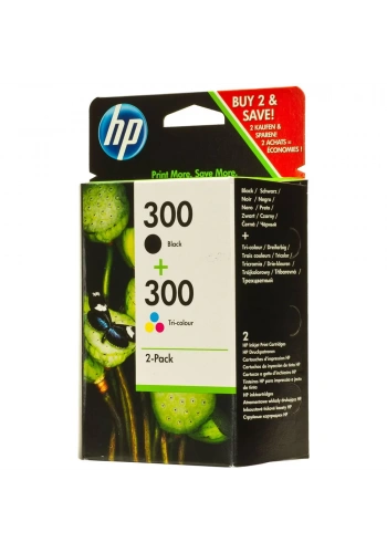 HP CN637EE (300) SIYAH/UC RENKLI 2 Lİ PAKET MUREKKEP KARTUSLARI 200/165 SAYFA