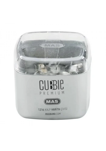 MAS 1316 CUBBİE PREMİUM KALP HARİTA ÇİVİSİ SİLVER